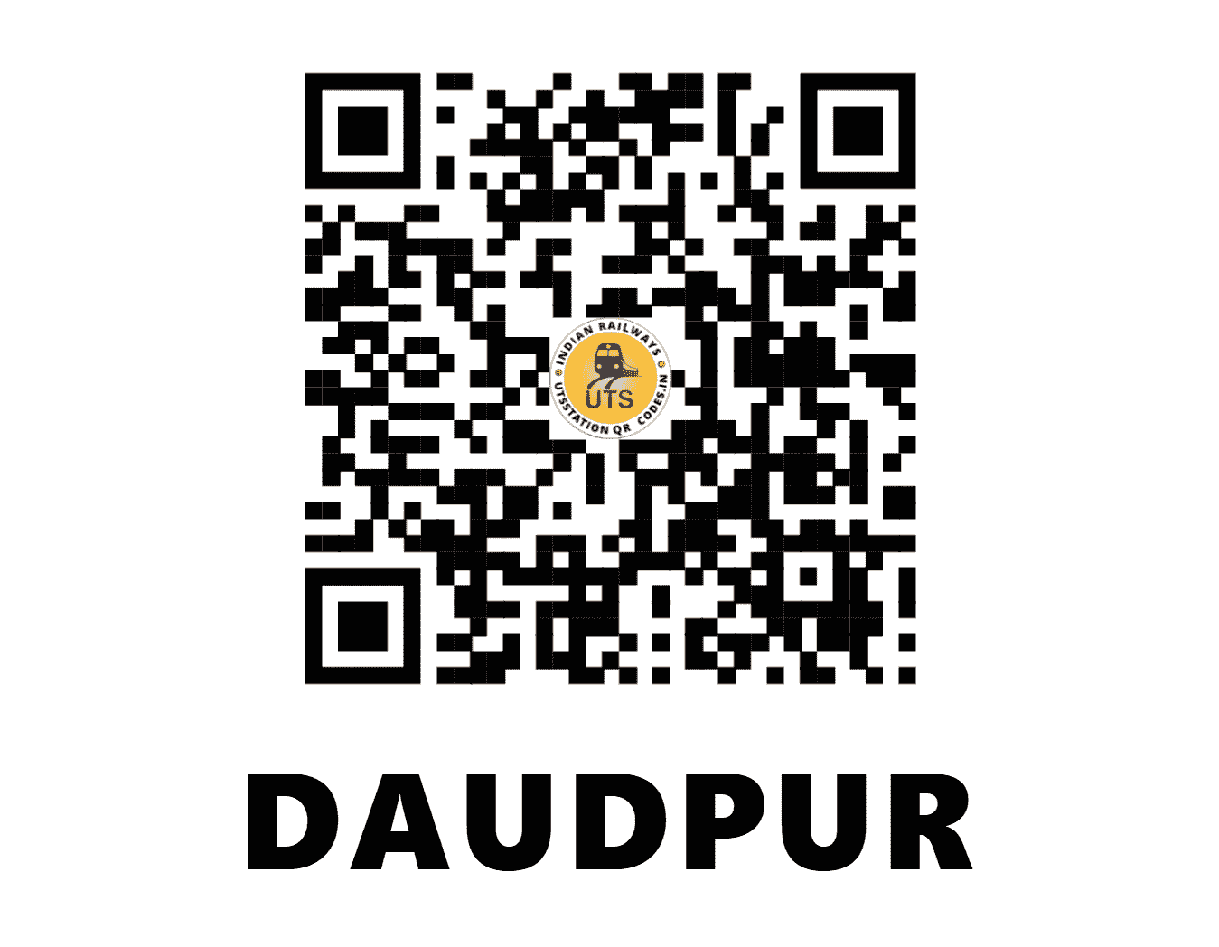 UTS QR Code for DAUDPUR - DDP - NE (BIHAR)