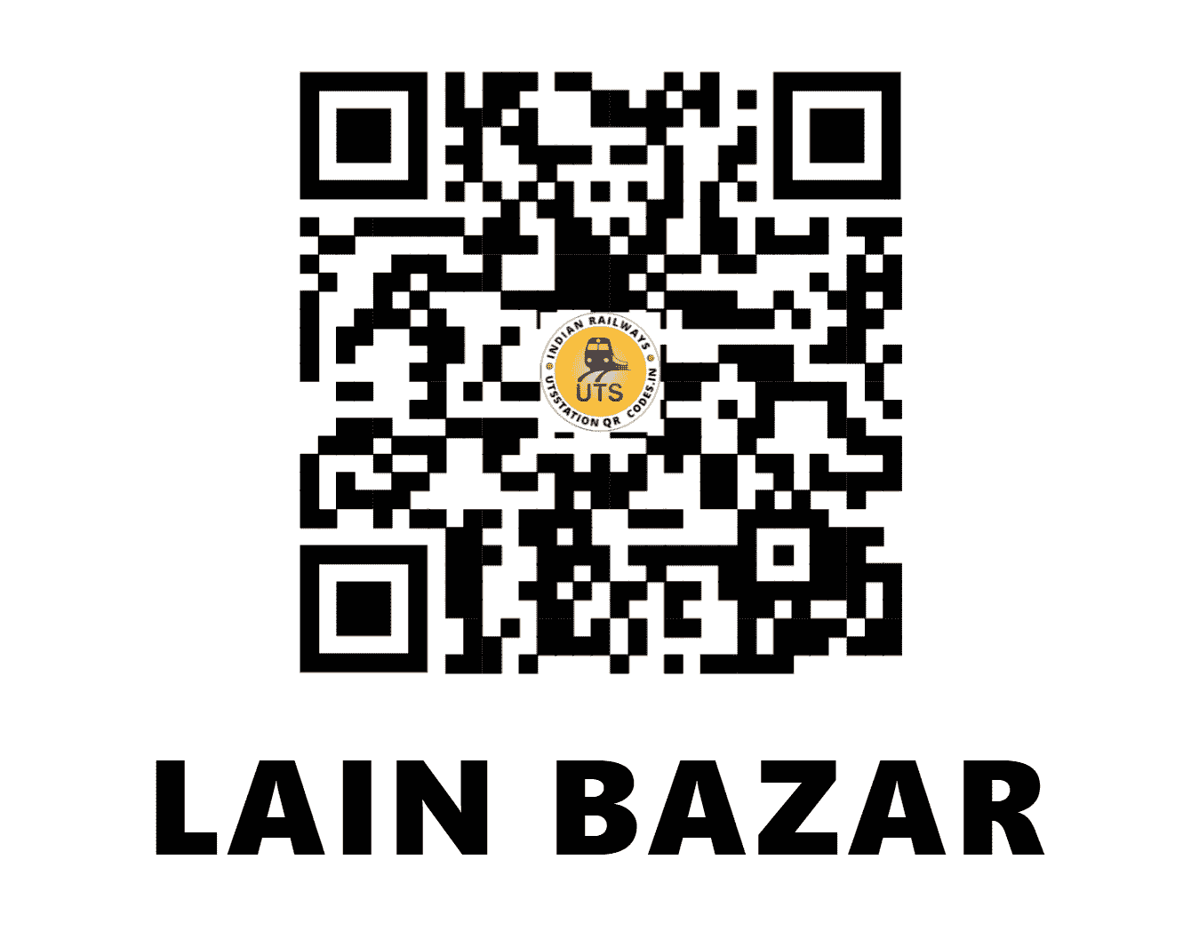 UTS QR Code for LAIN BAZAR - LB - NE (BIHAR)