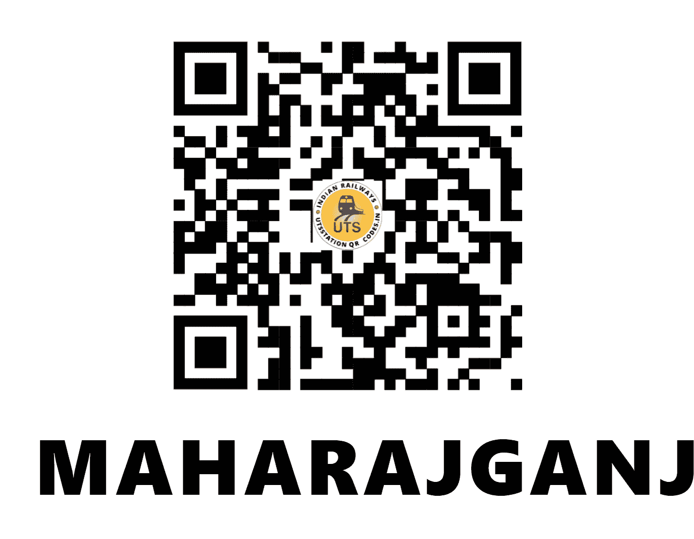 UTS QR Code for MAHARAJGANJ - MGZ - NE (BIHAR)
