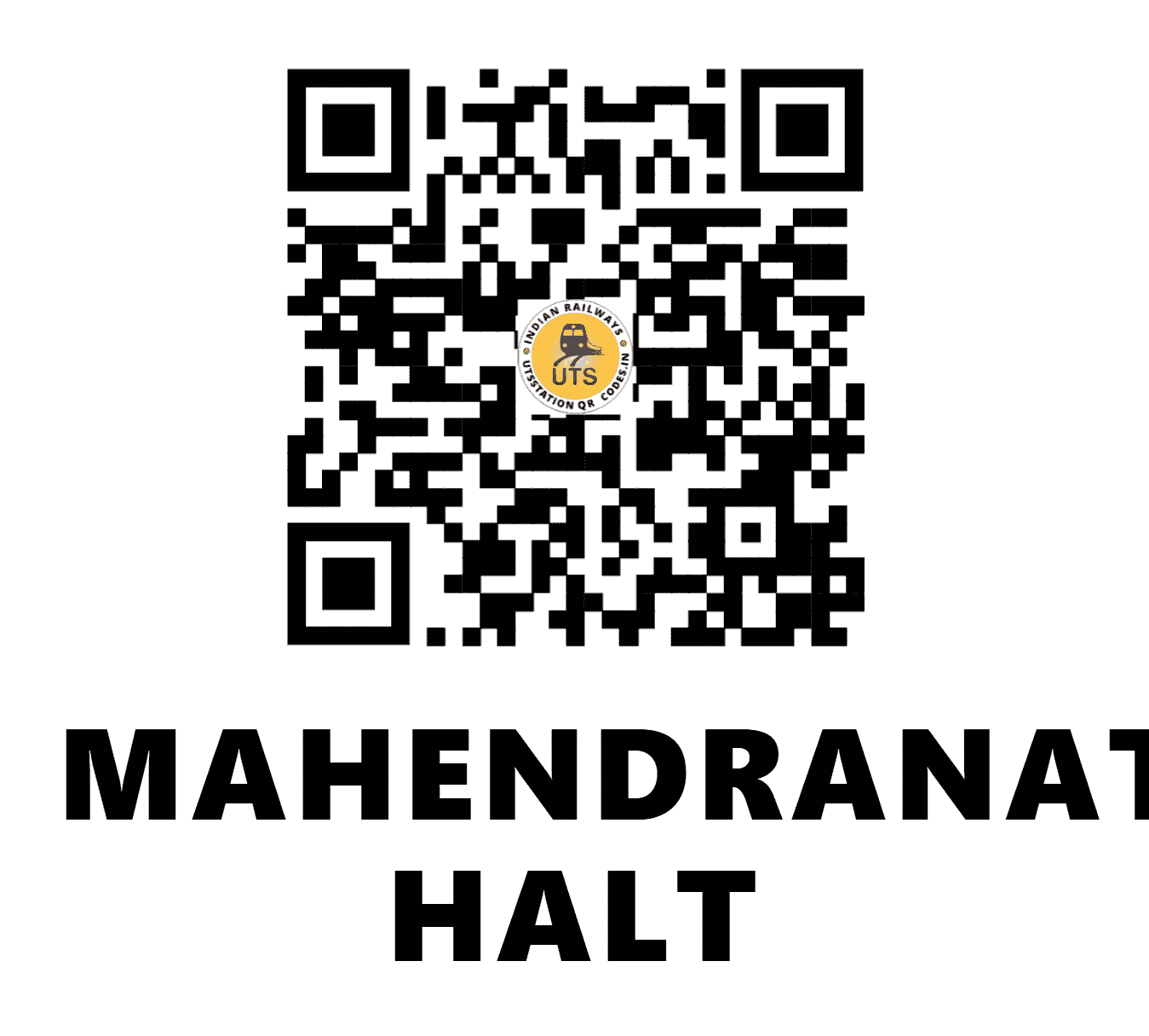 UTS QR Code for MAHENDRANATH HALT - MHRN - NE (BIHAR)
