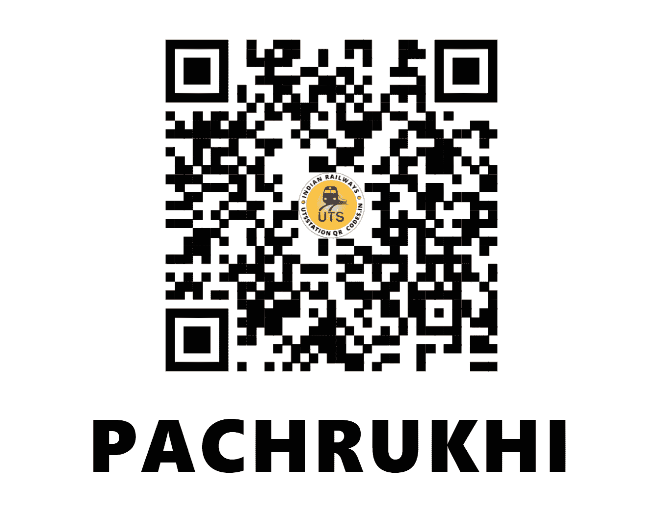 UTS QR Code for PACHRUKHI - PCK - NE (BIHAR)