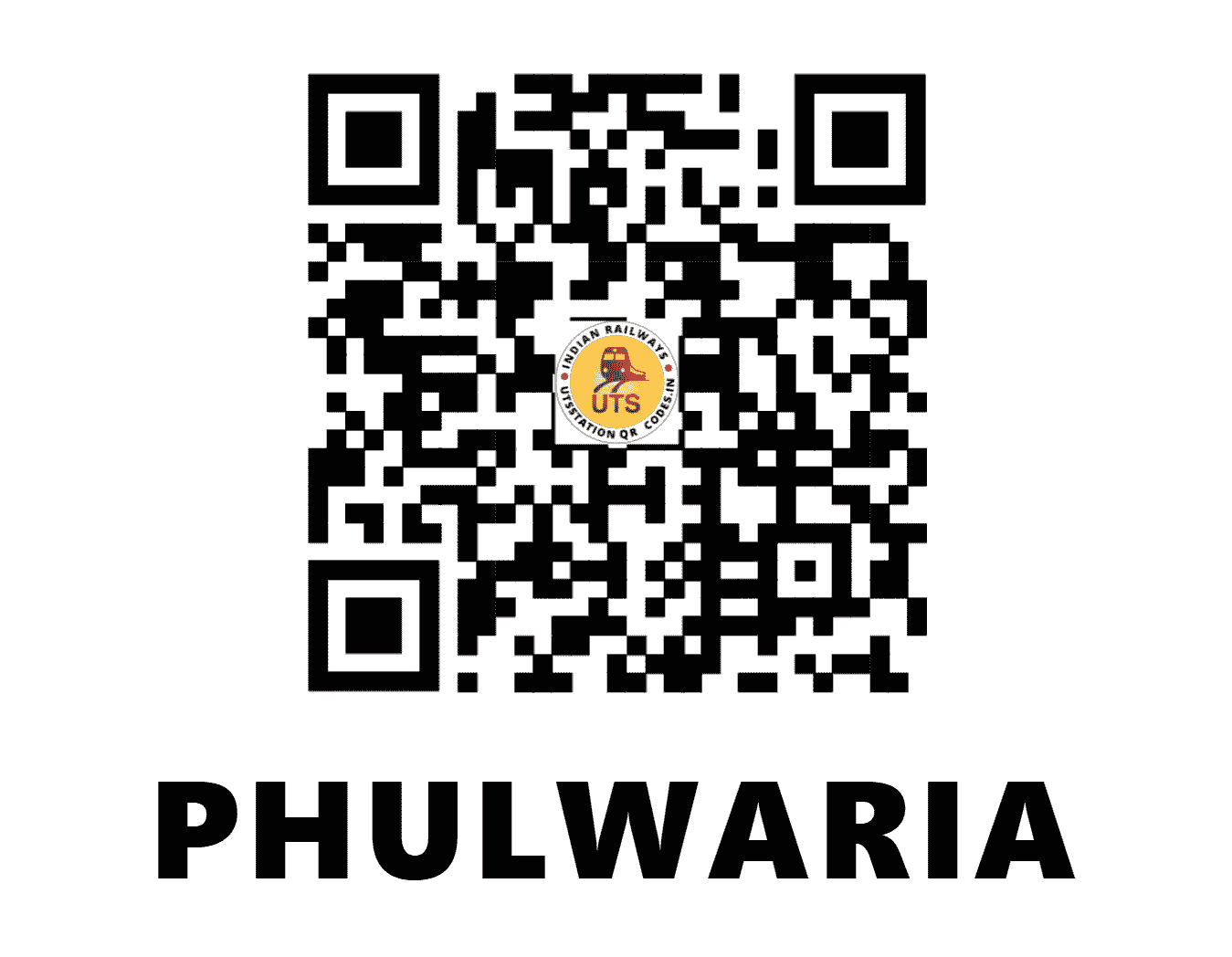 UTS QR Code for PHULWARIA - PLWR - NE (BIHAR)