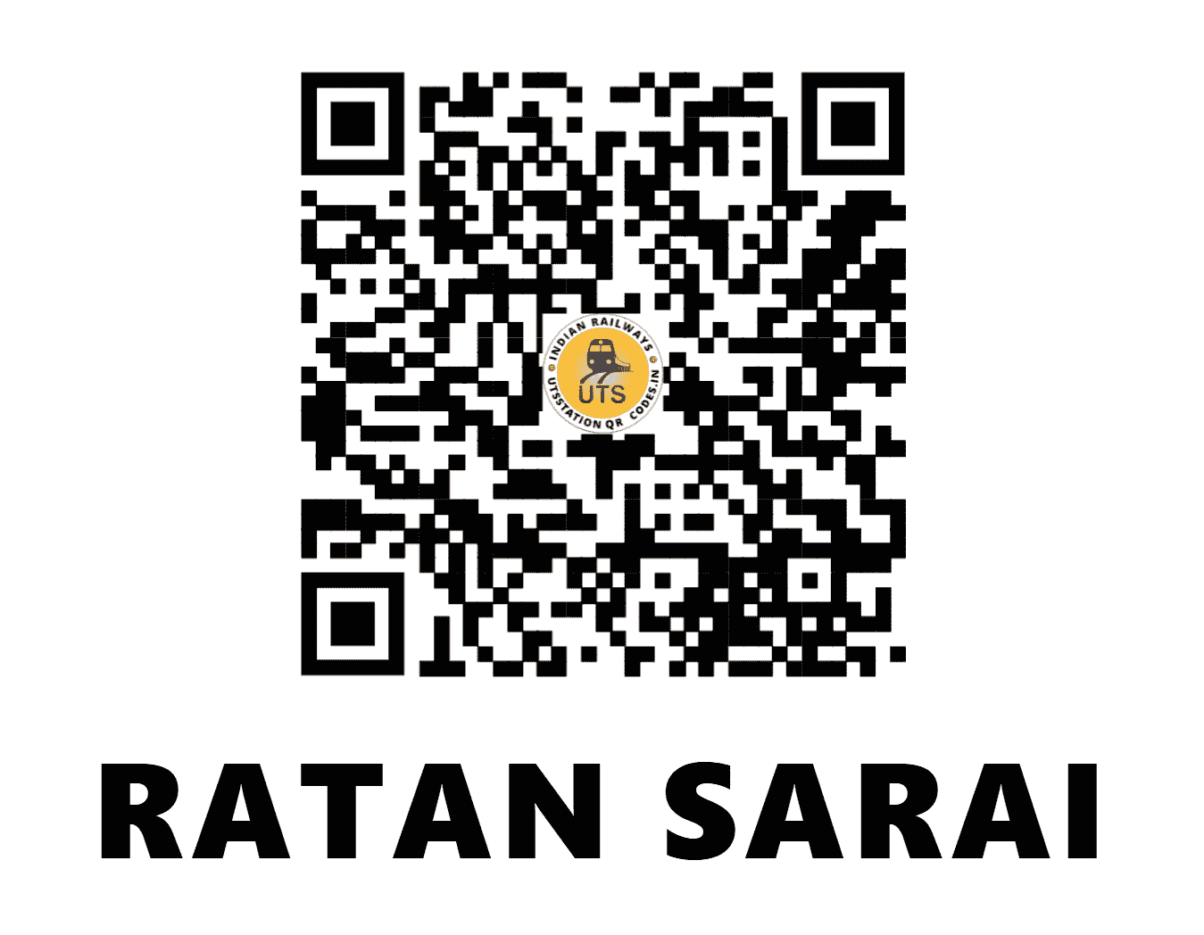 UTS QR Code for RATAN SARAI - RTU - NE (BIHAR)