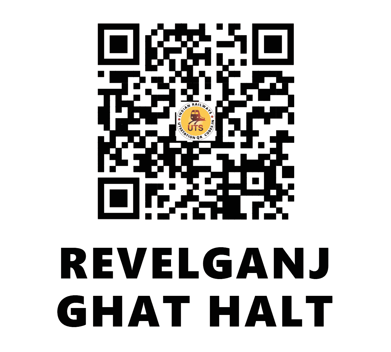 UTS QR Code for REVELGANJ GHAT HALT - RVG - NE (BIHAR)
