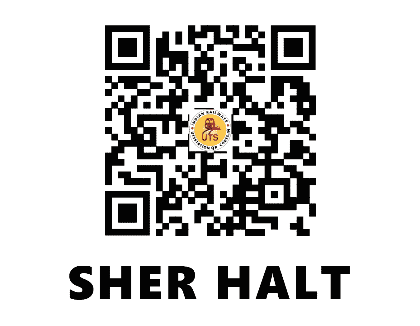 UTS QR Code for SHER HALT - SHER - NE (BIHAR)