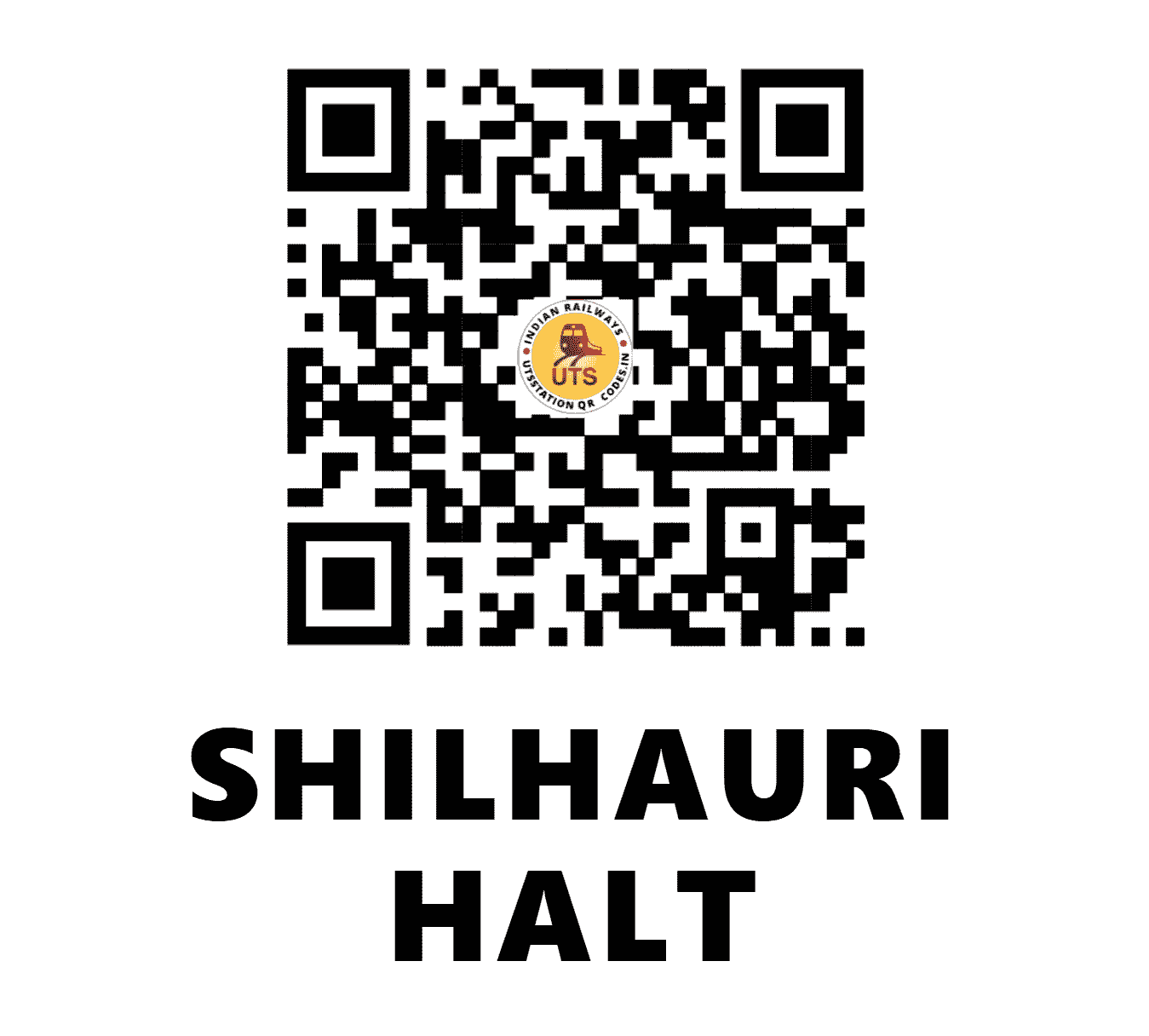 UTS QR Code for SHILHAURI HALT - SLHI - NE (BIHAR)