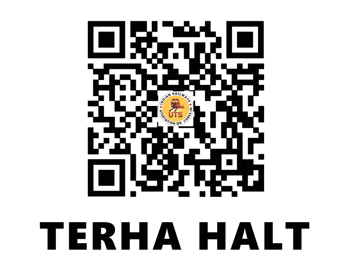 UTS QR Code for TERHA HALT - TERH - NE (BIHAR)