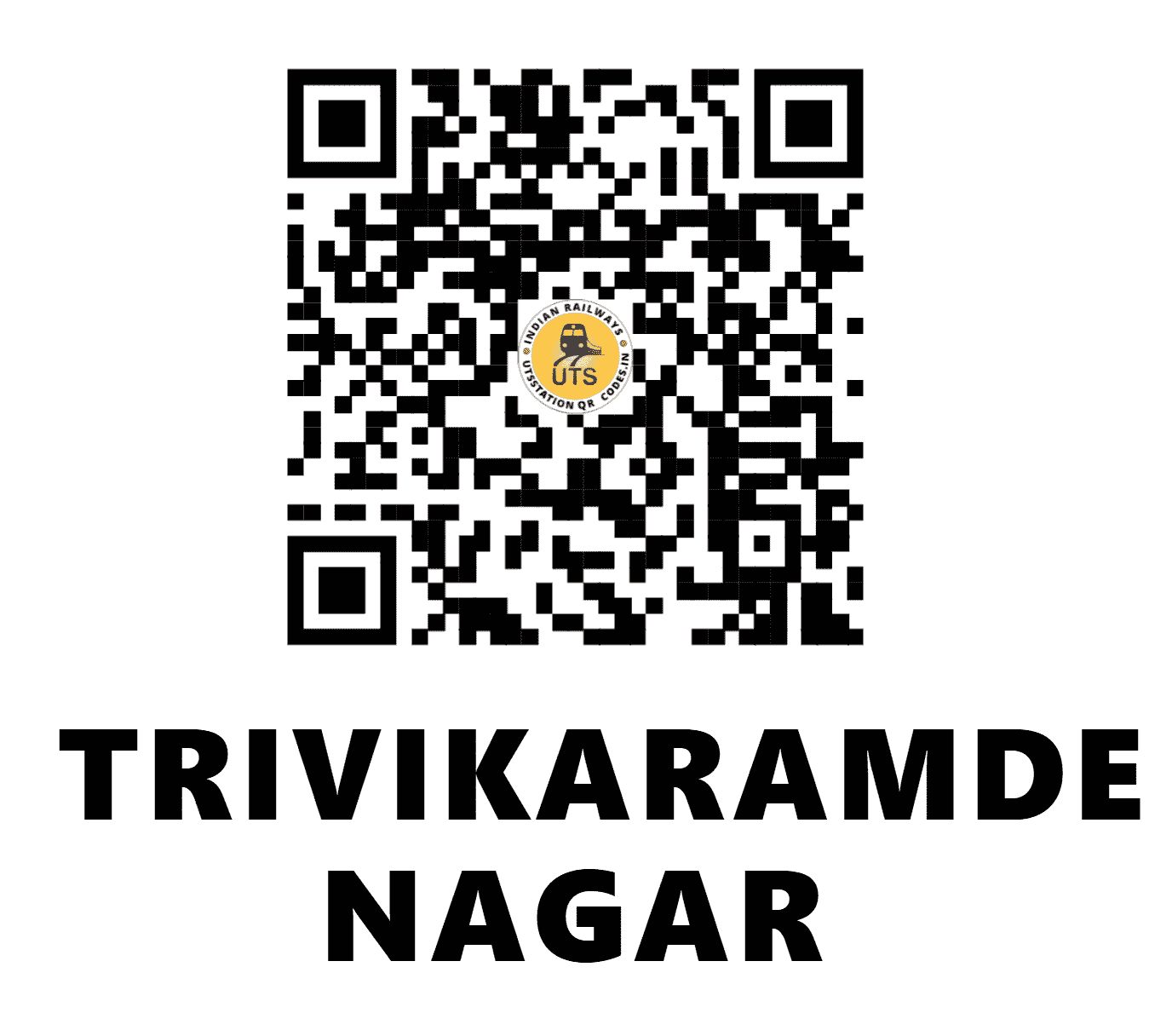 UTS QR Code for TRIVIKARAMDEO NAGAR - TKND - NE (BIHAR)