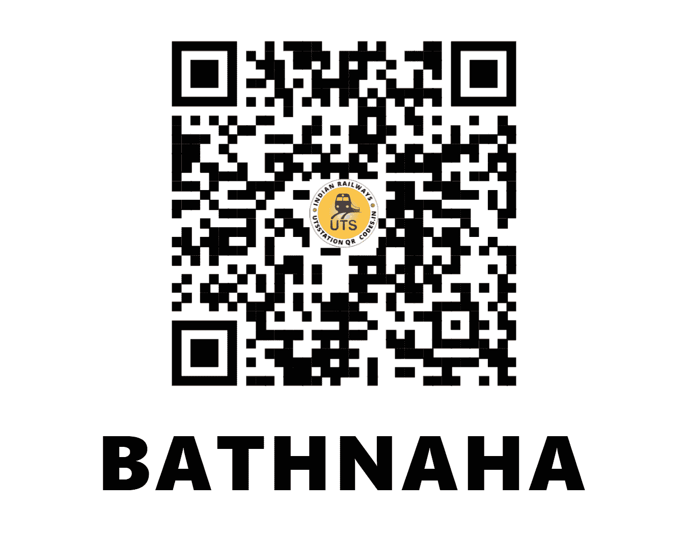 UTS QR Code for BATHNAHA - BTF - NF (BIHAR)