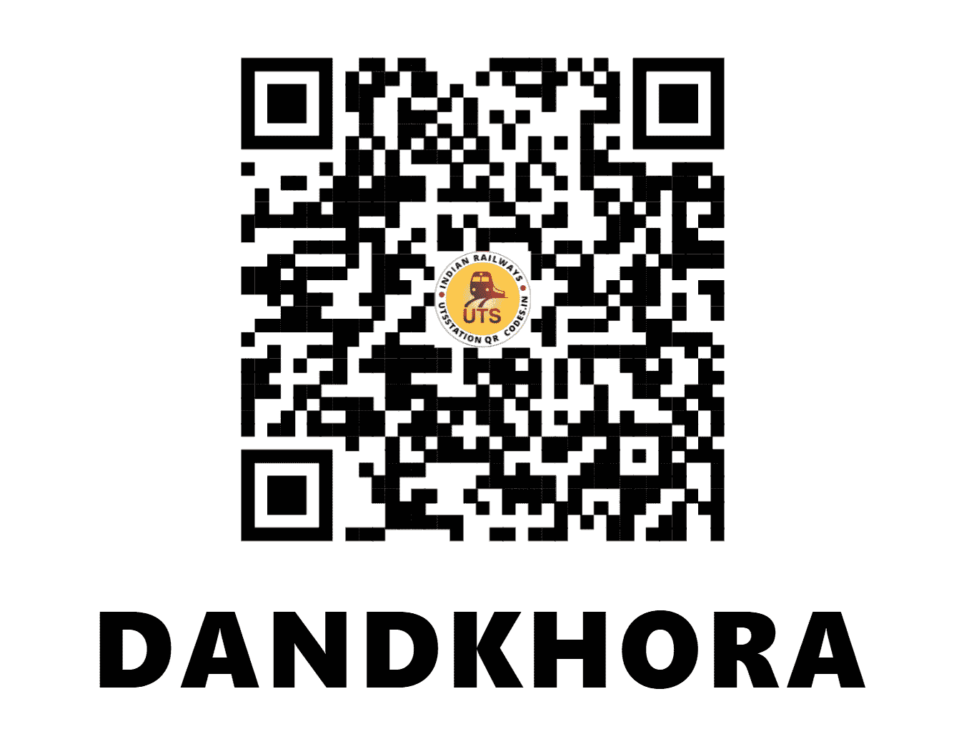 UTS QR Code for DANDKHORA - DNQ - NF (BIHAR)