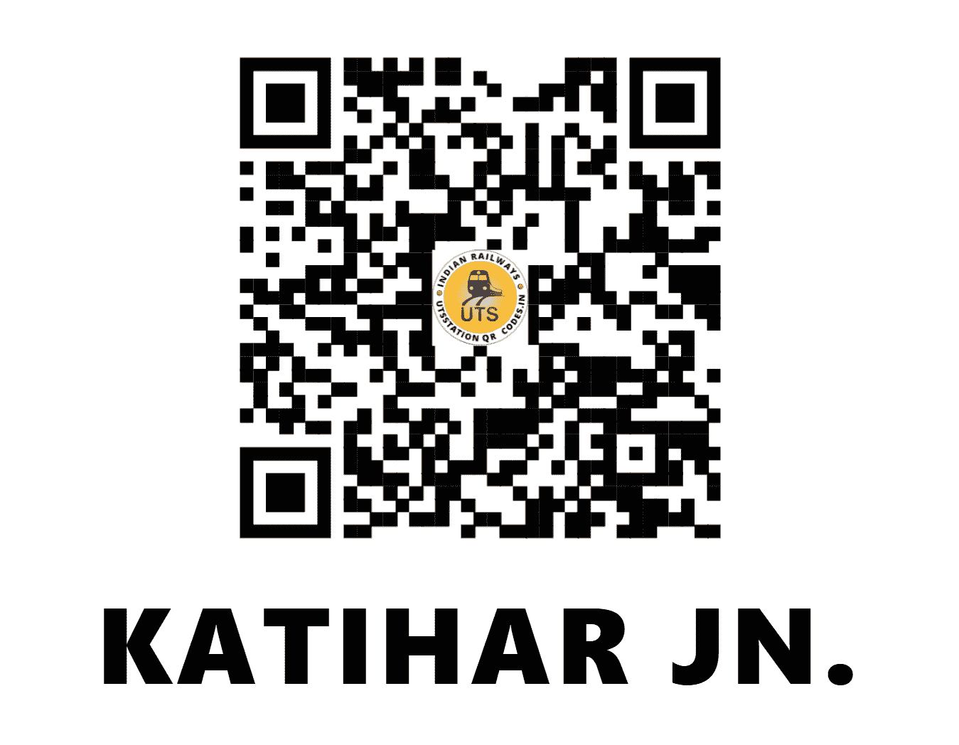 UTS QR Code for KATIHAR JN. - KIR - NF (BIHAR)