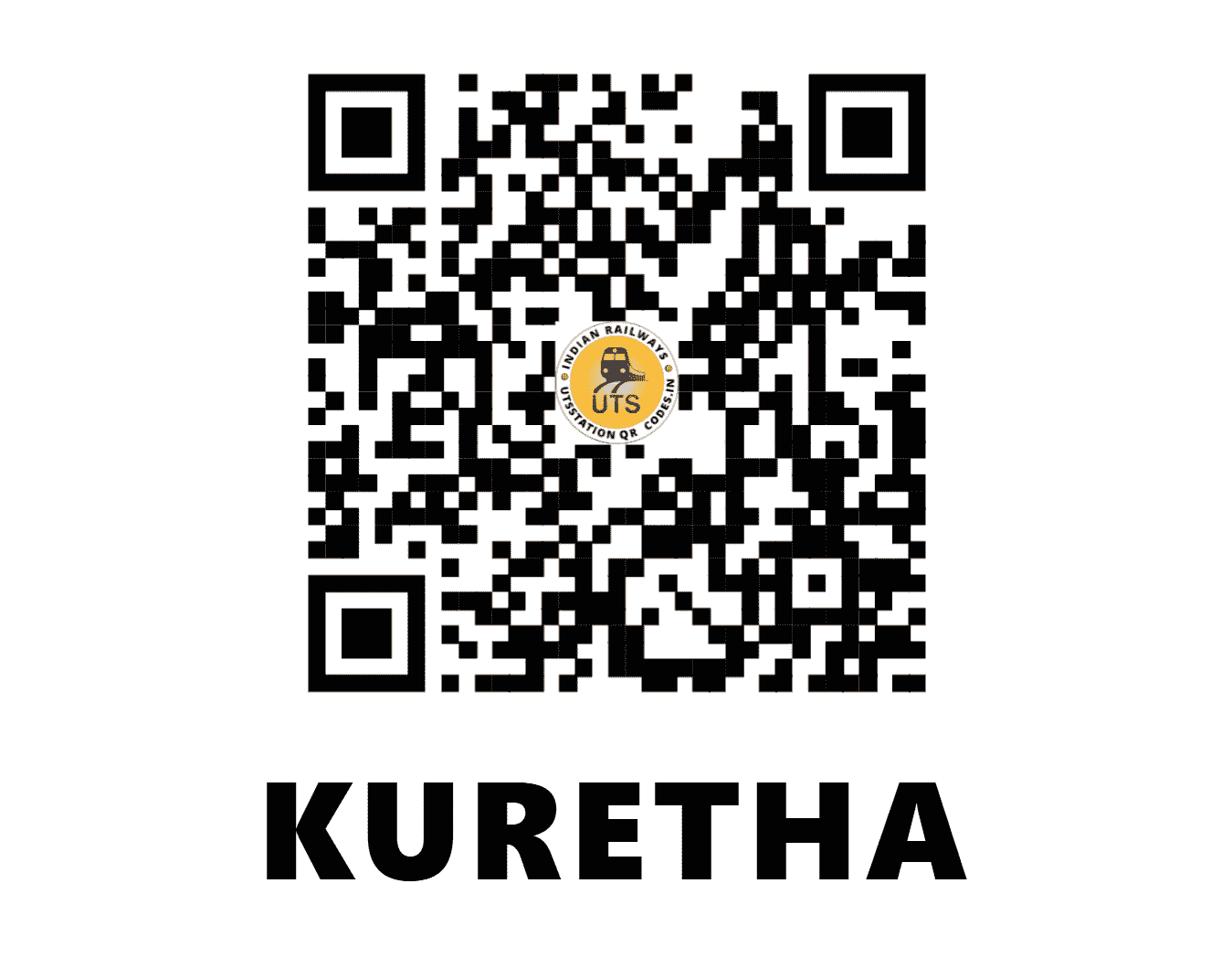 UTS QR Code for KURETHA - KUQ - NF (BIHAR)