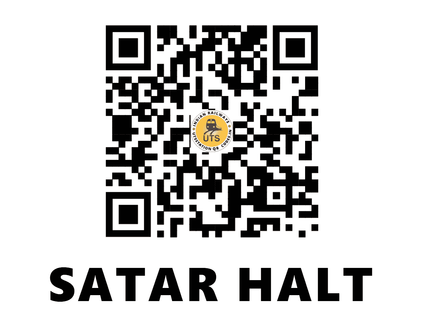 UTS QR Code for SATAR HALT - SATR - NF (BIHAR)