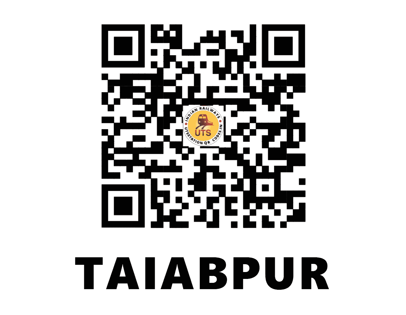 UTS QR Code for TAIABPUR - TBR - NF (BIHAR)
