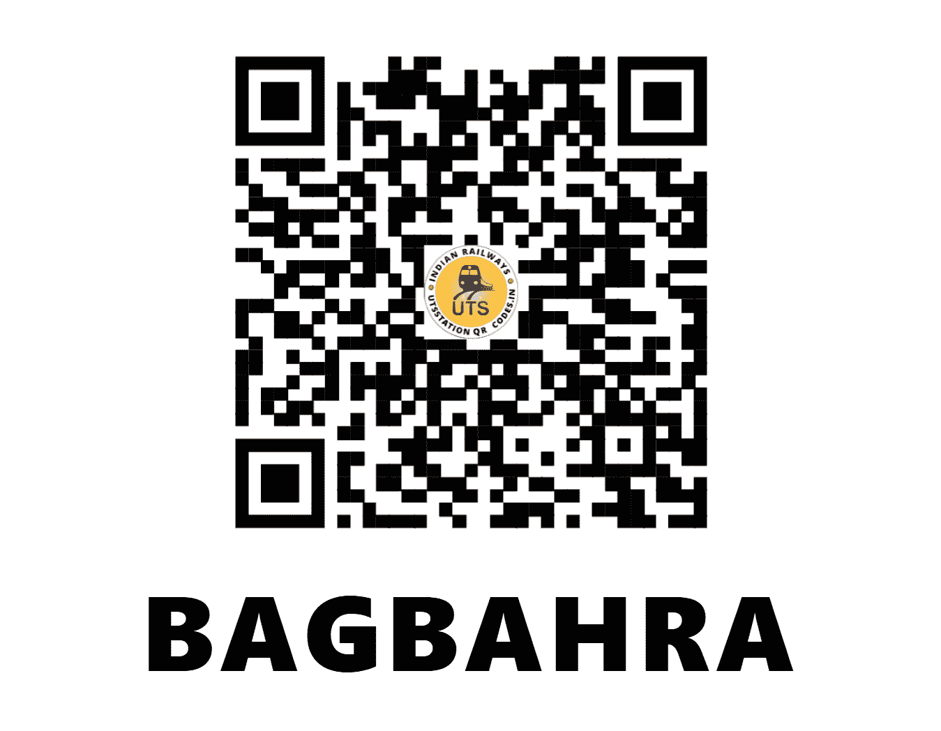 UTS QR Code for BAGBAHRA - BGBR - EO (CHHATTISGARH)