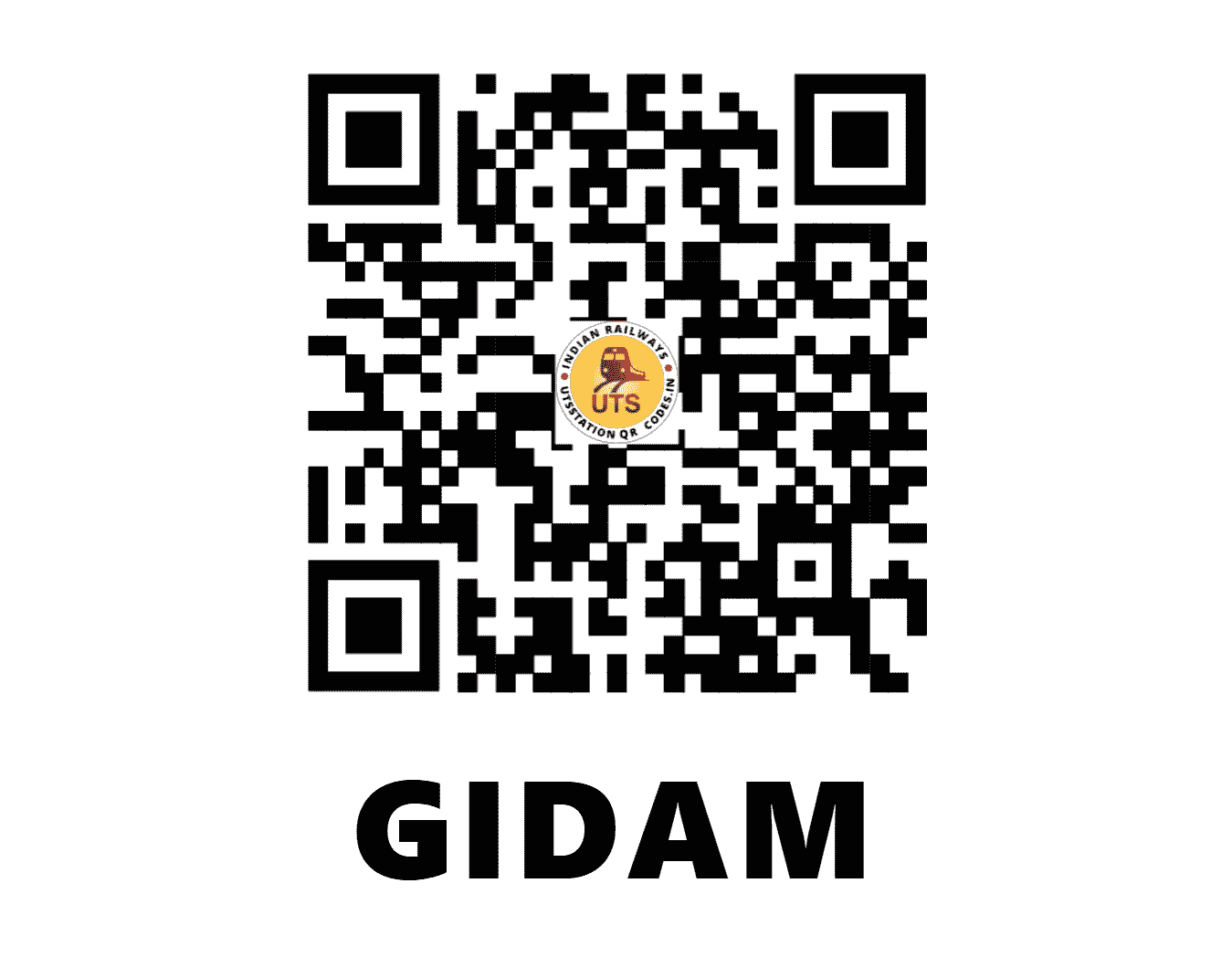 UTS QR Code for GIDAM - GIZ - EO (CHHATTISGARH)