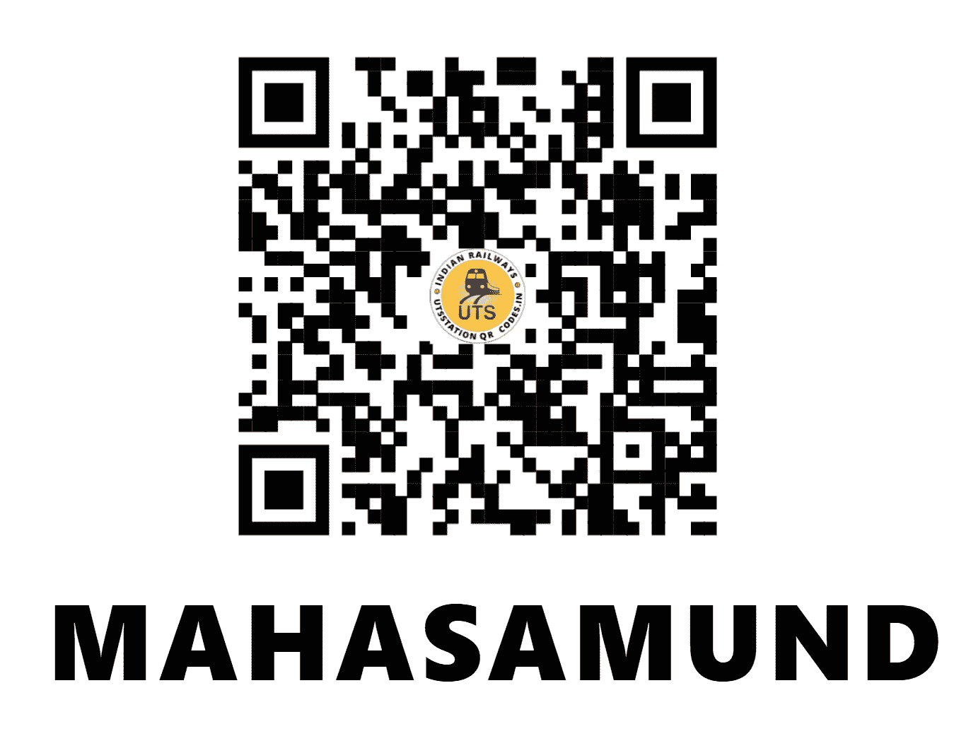 UTS QR Code for MAHASAMUND - MSMD - EO (CHHATTISGARH)