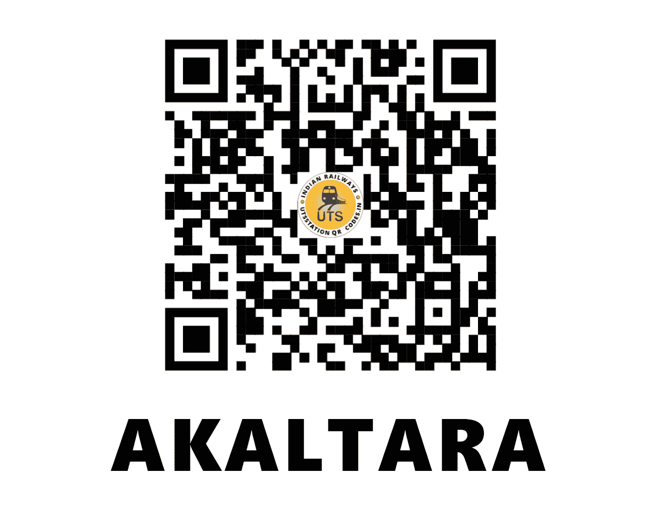 UTS QR Code for AKALTARA - AKT - SB (CHHATTISGARH)