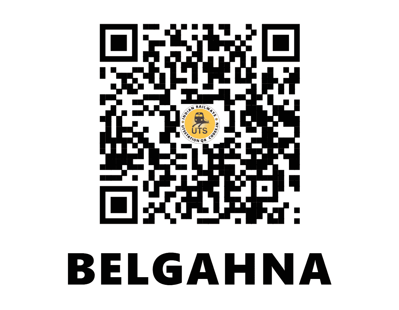 UTS QR Code for BELGAHNA - BIG - SB (CHHATTISGARH)