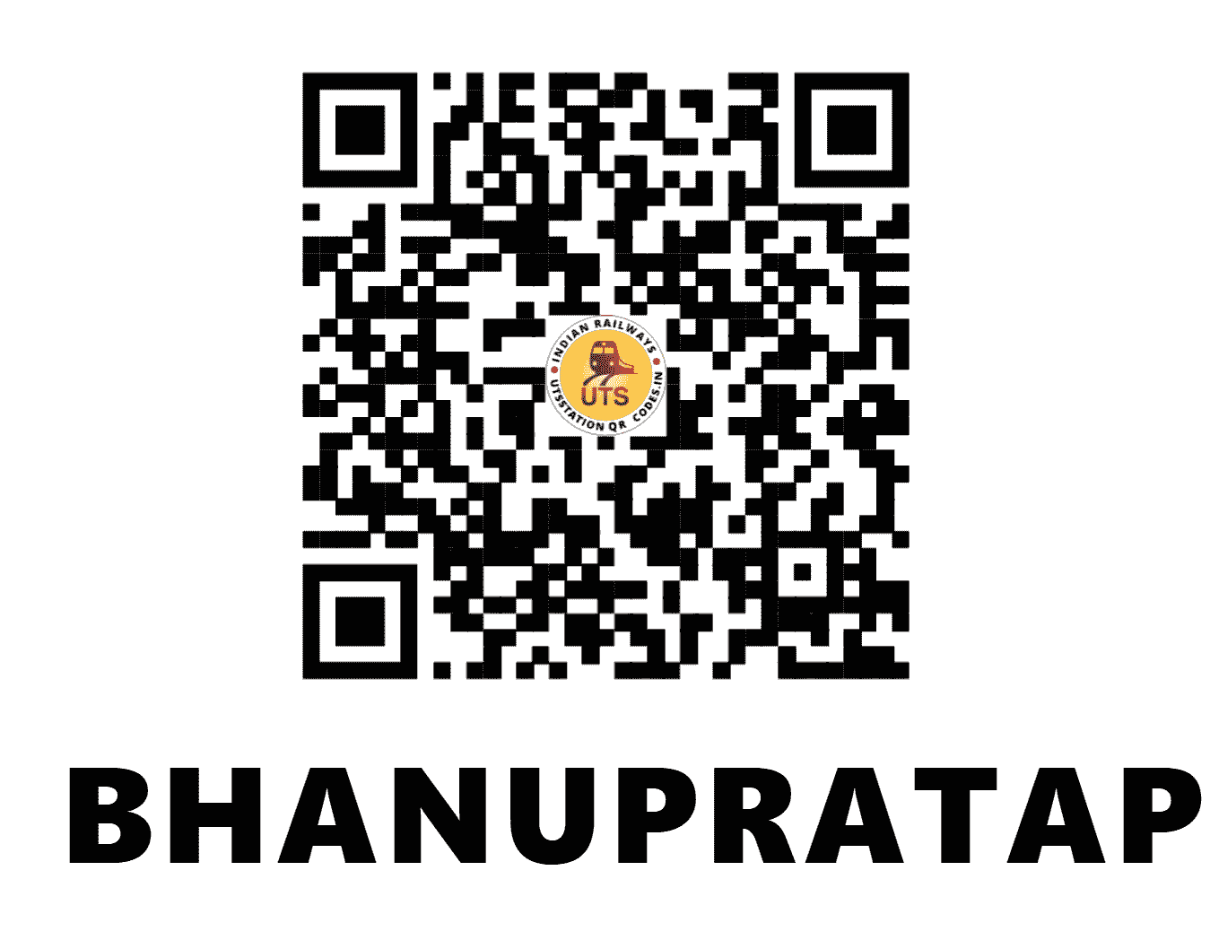 UTS QR Code for BHANUPRATAPPUR - BPTP - SB (CHHATTISGARH)