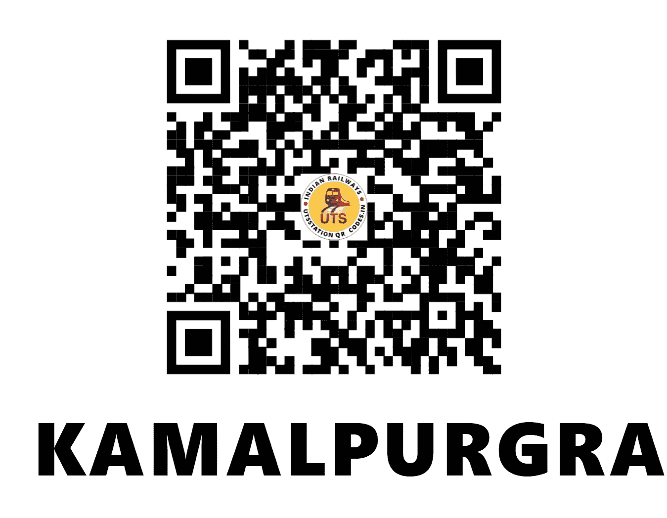 UTS QR Code for KAMALPURGRAM - KLPG - SB (CHHATTISGARH)