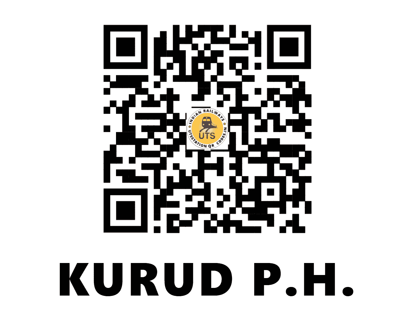 UTS QR Code for KURUD P.H. - KRX - SB (CHHATTISGARH)