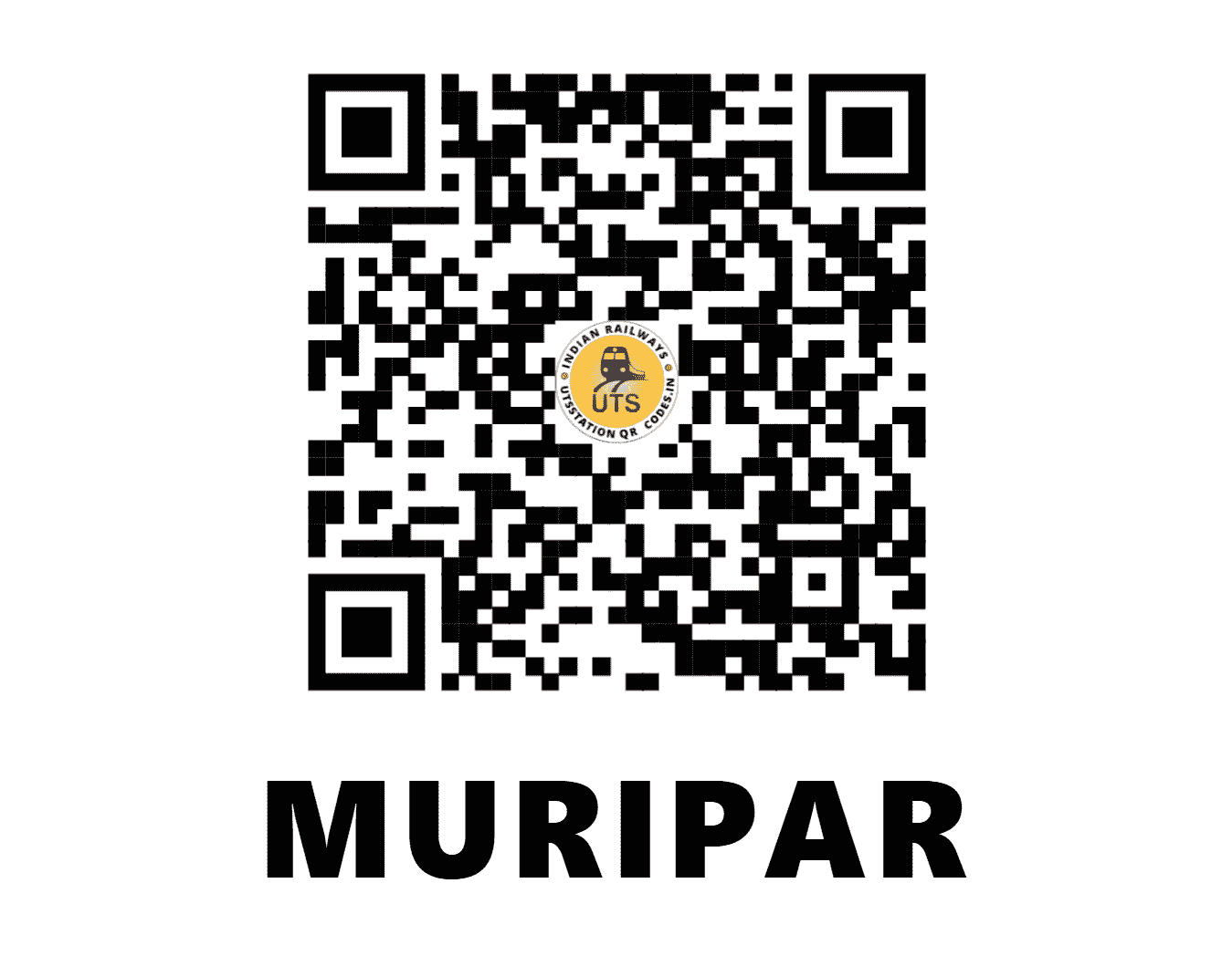UTS QR Code for MURIPAR - MUP - SB (CHHATTISGARH)