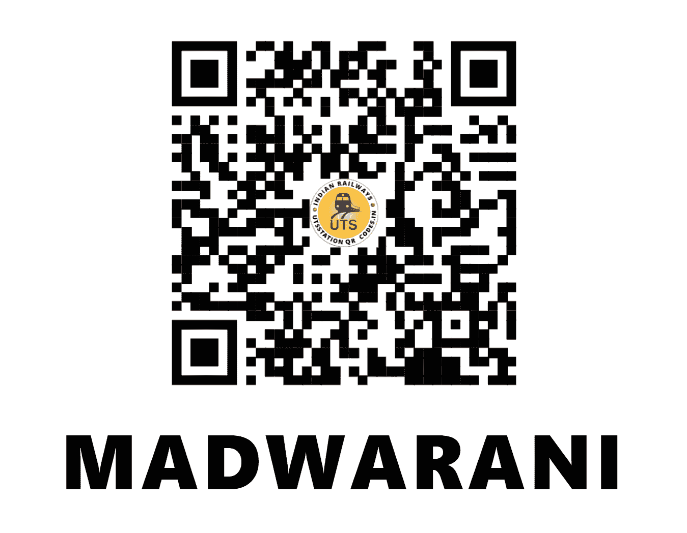 UTS QR Code for MADWARANI - MWRN - SB (CHHATTISGARH)