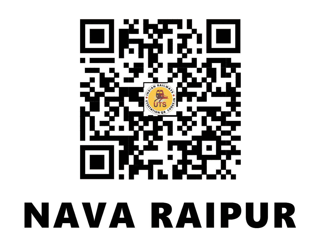 UTS QR Code for NAVA RAIPUR - NRMH - SB (CHHATTISGARH)