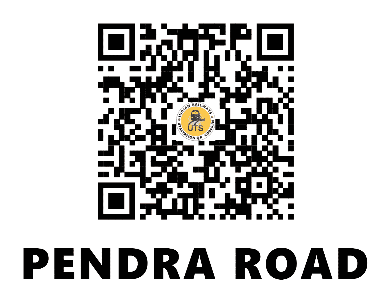UTS QR Code for PENDRA ROAD - PND - SB (CHHATTISGARH)