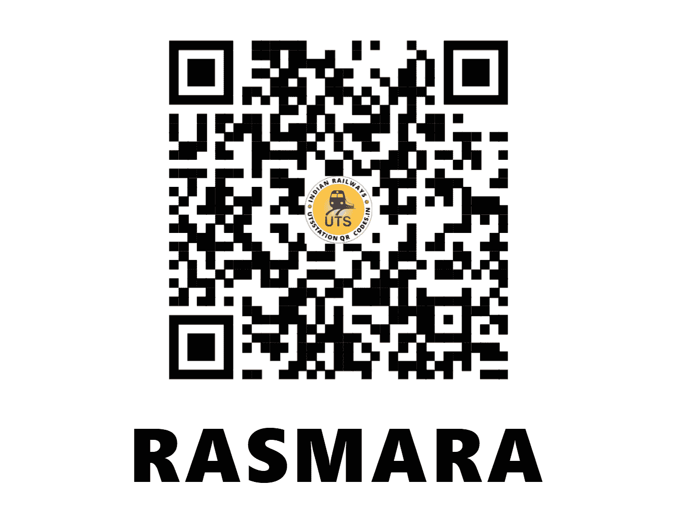 UTS QR Code for RASMARA - RSM - SB (CHHATTISGARH)