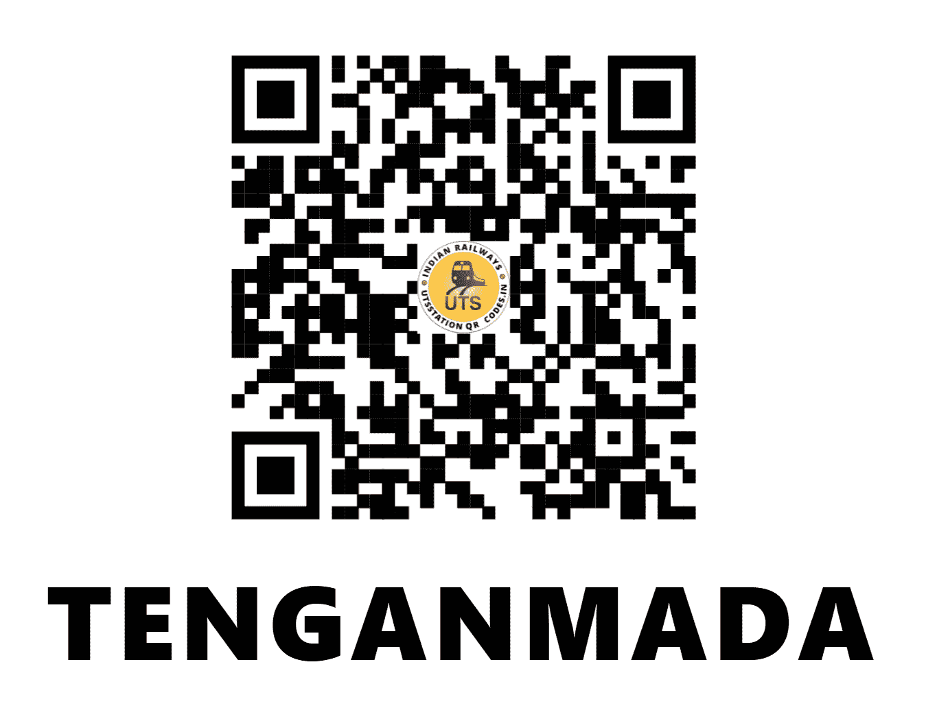 UTS QR Code for TENGANMADA - TGQ - SB (CHHATTISGARH)
