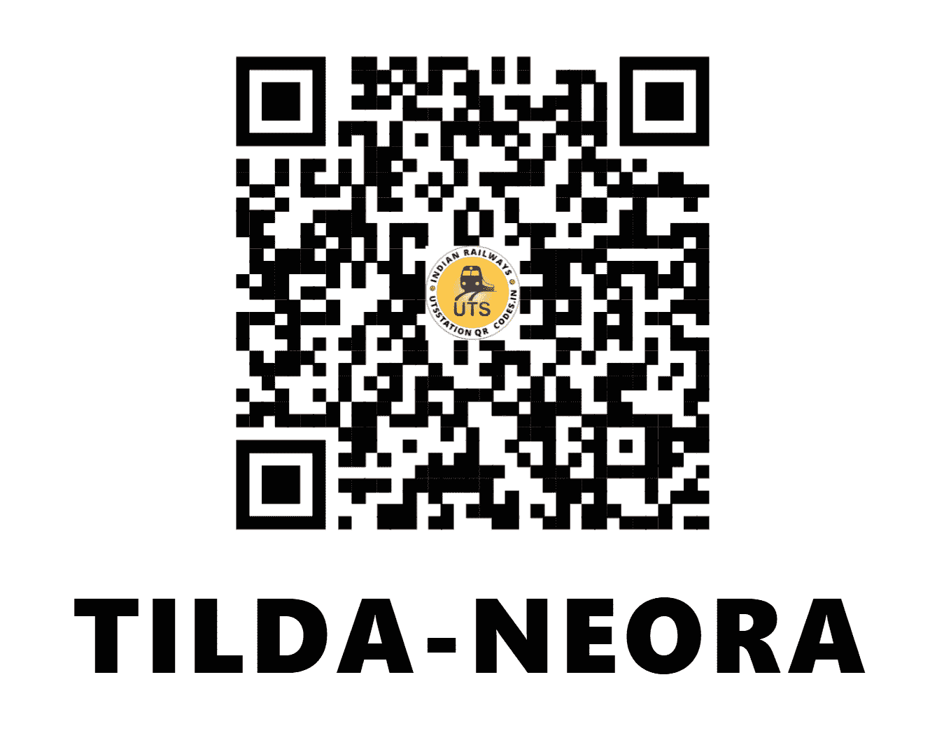 UTS QR Code for TILDA-NEORA - TLD - SB (CHHATTISGARH)