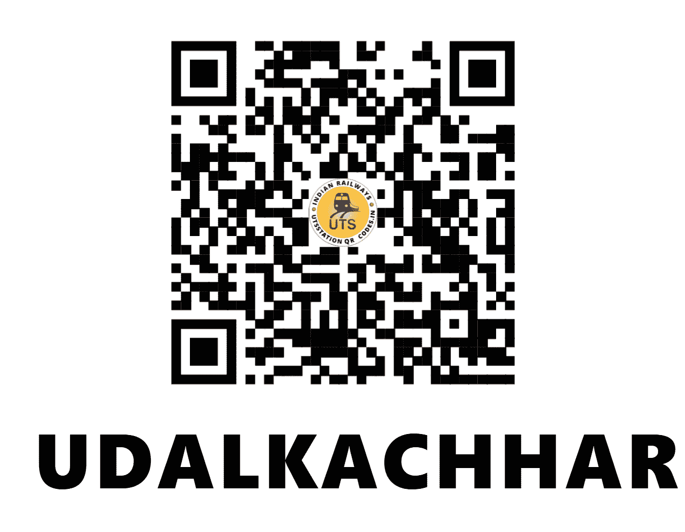 UTS QR Code for UDALKACHHAR - UKR - SB (CHHATTISGARH)