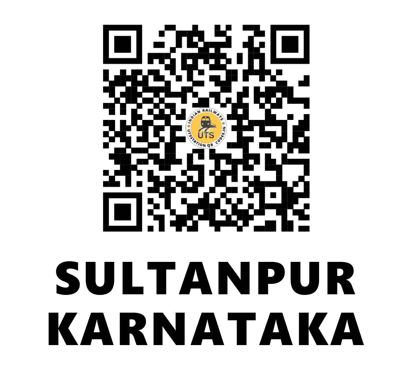UTS QR Code for SULTANPUR KARNATAKA - SLNK - CR ()