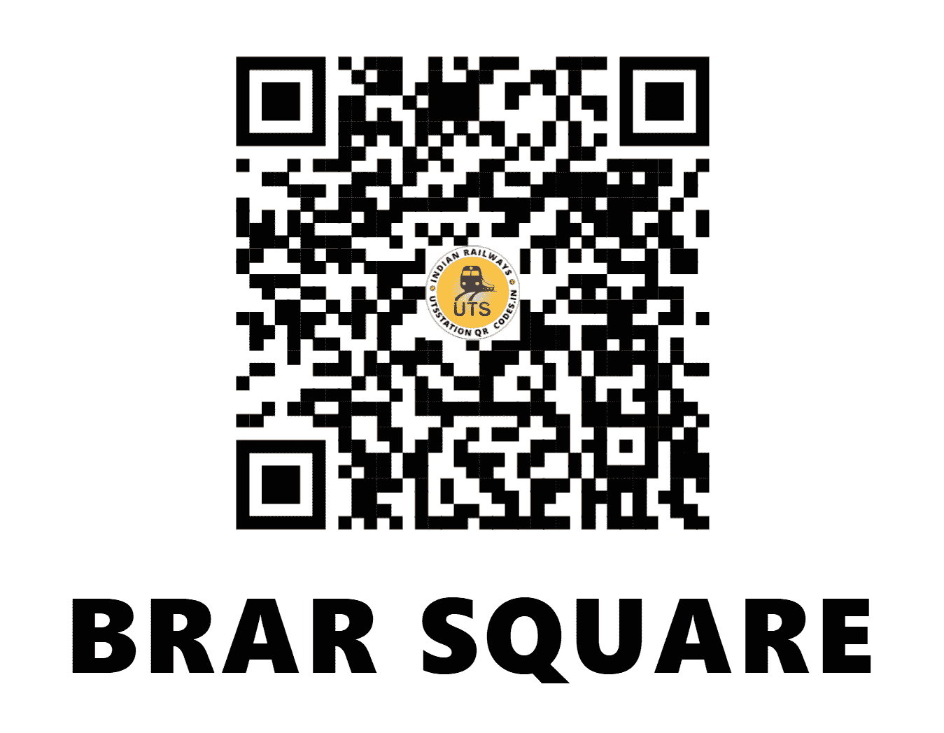 UTS QR Code for BRAR SQUARE - BRSQ - NR (DELHI)