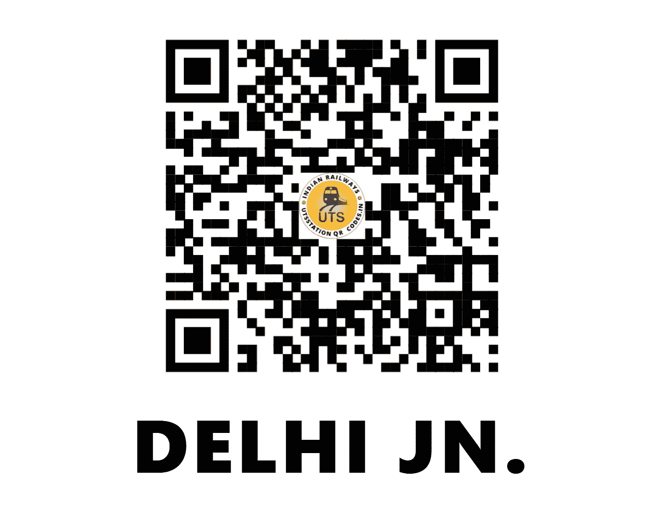 UTS QR Code for DELHI JN. - DLI - NR (DELHI)