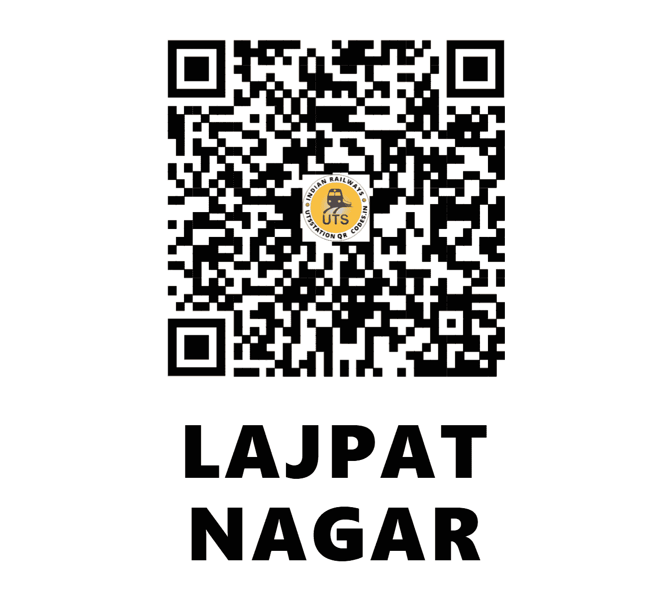UTS QR Code for LAJPAT NAGAR - LPNR - NR (DELHI)