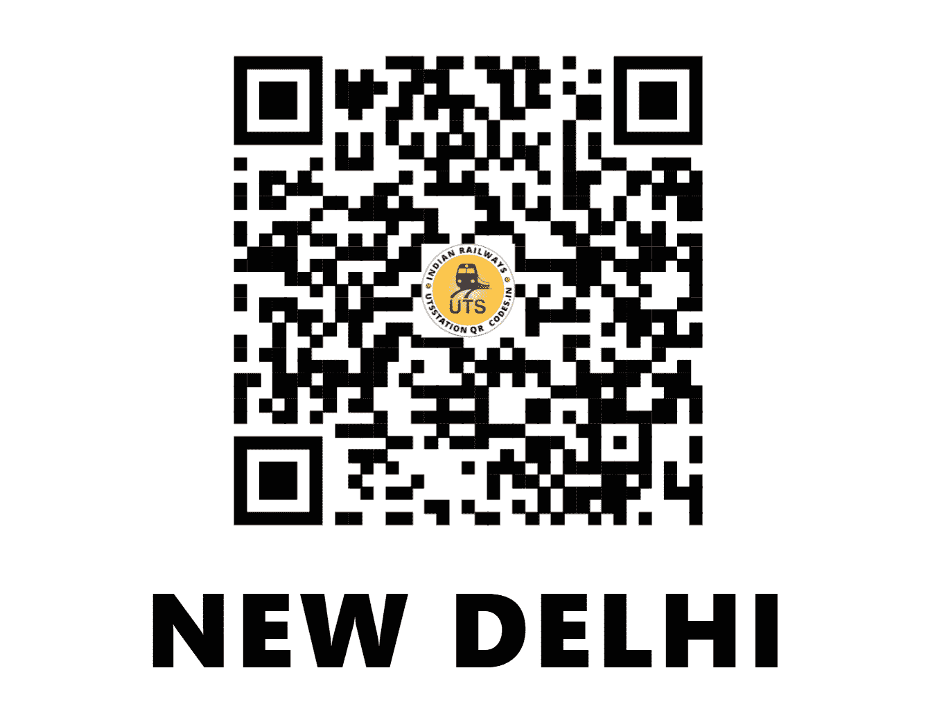 UTS QR Code for NEW DELHI - NDLS - NR (DELHI)