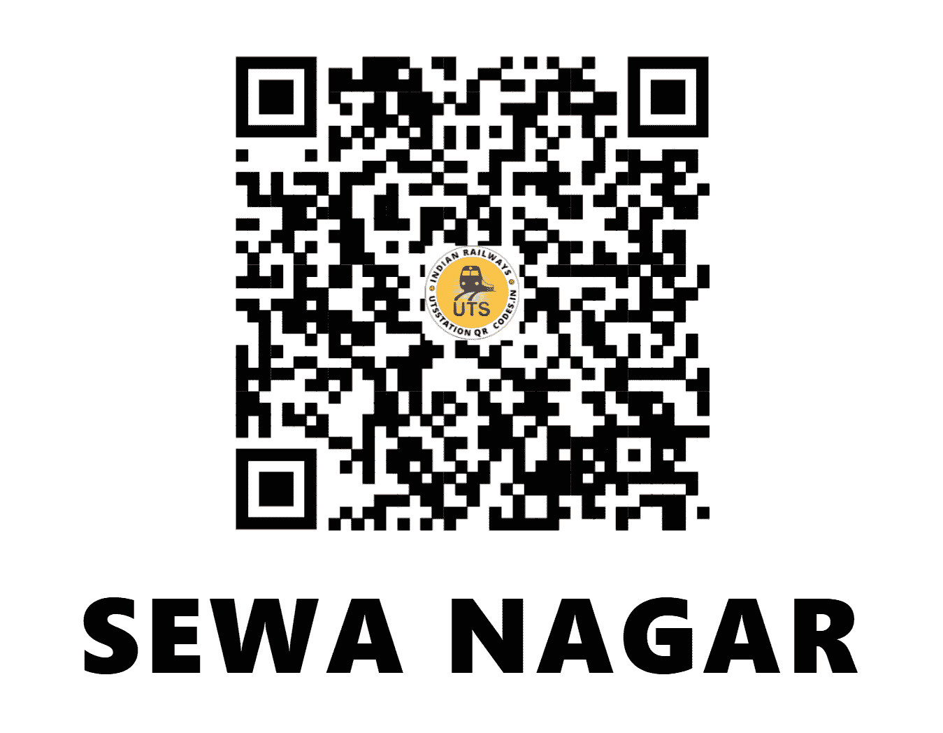 UTS QR Code for SEWA NAGAR - SWNR - NR (DELHI)