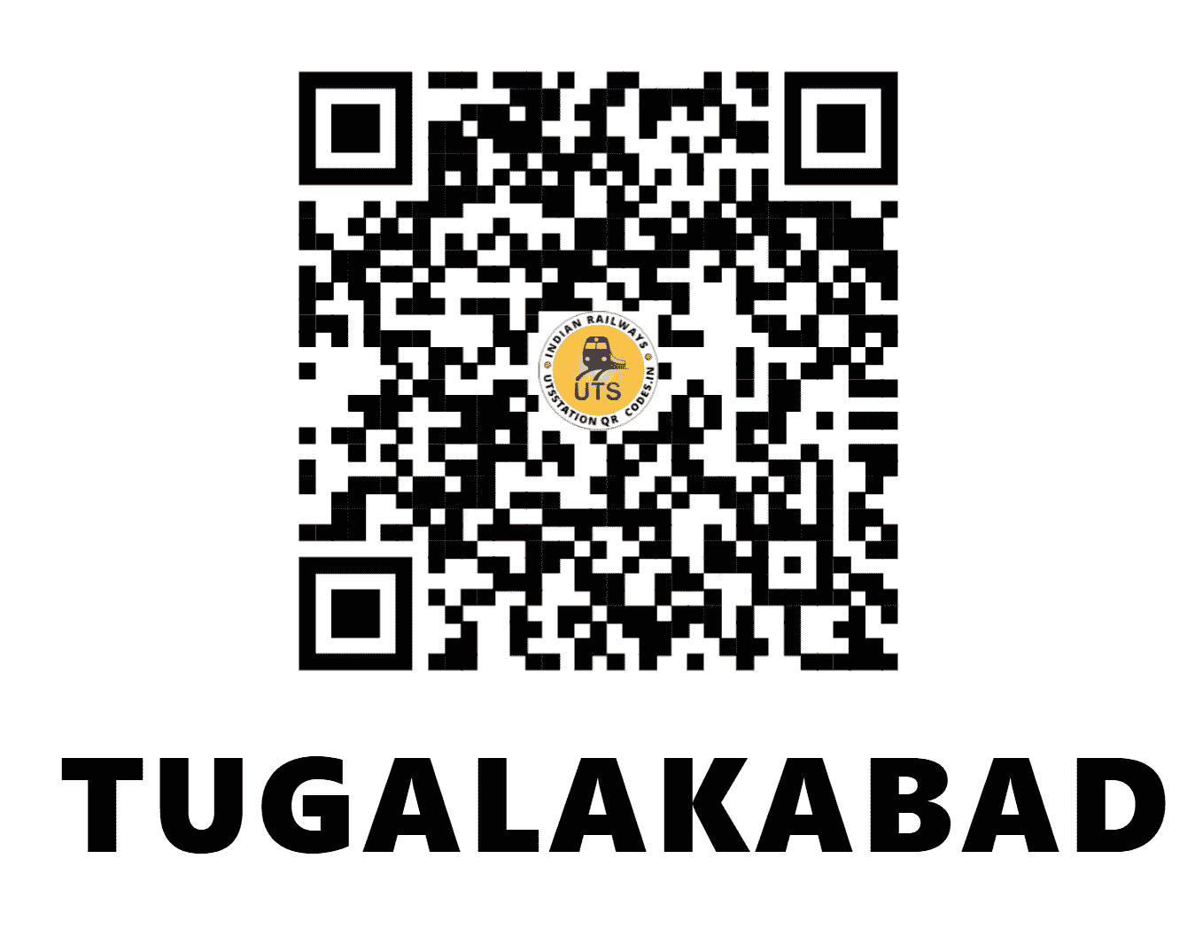 UTS QR Code for TUGALAKABAD - TKD - NR (DELHI)