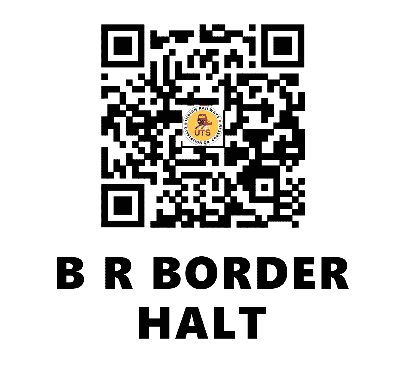 UTS QR Code for B R BORDER HALT - BRBH - EC ()