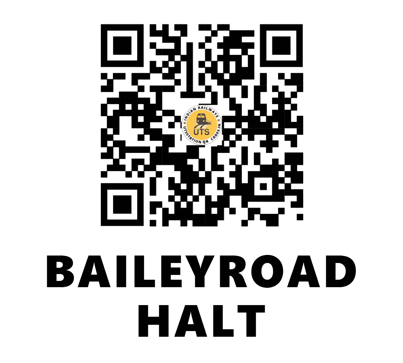 UTS QR Code for BAILEYROAD HALT - BRHT - EC ()