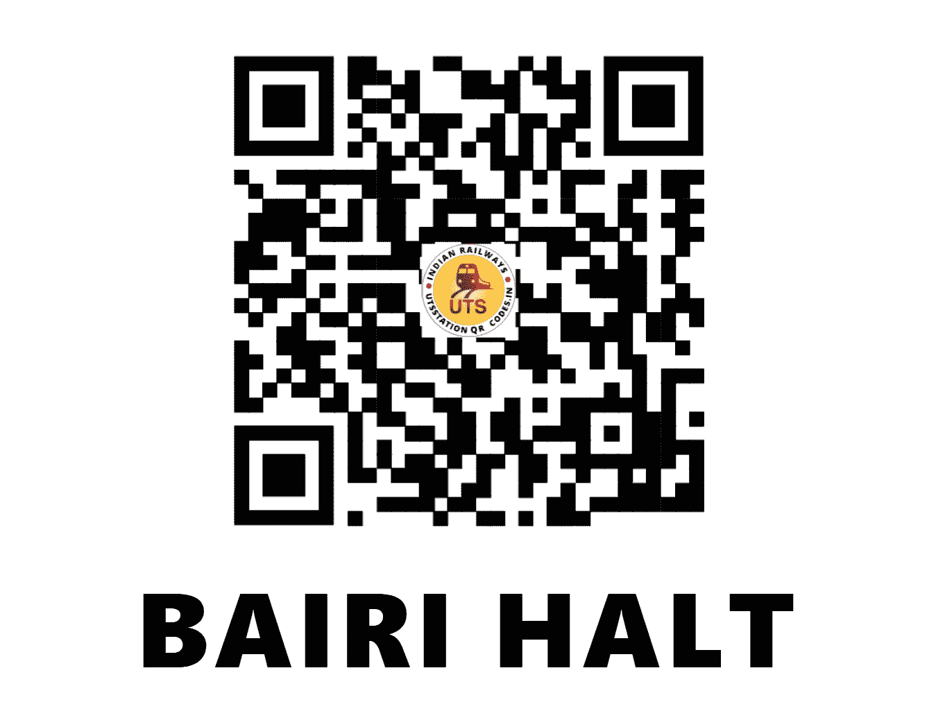 UTS QR Code for BAIRI HALT - BRIH - EC ()