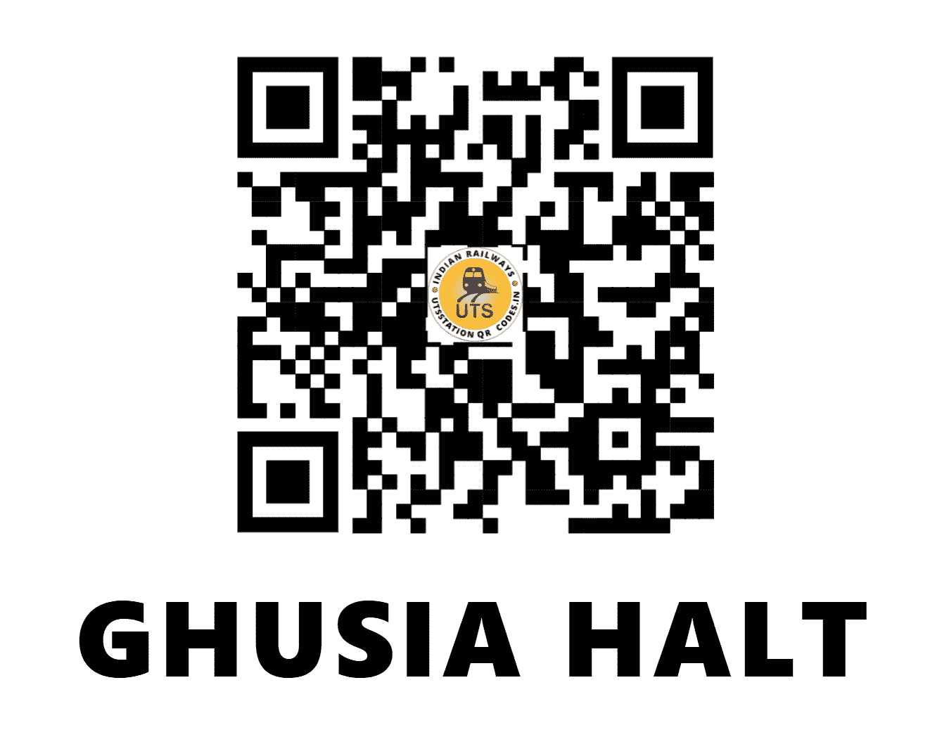 UTS QR Code for GHUSIA HALT - GAHT - EC ()