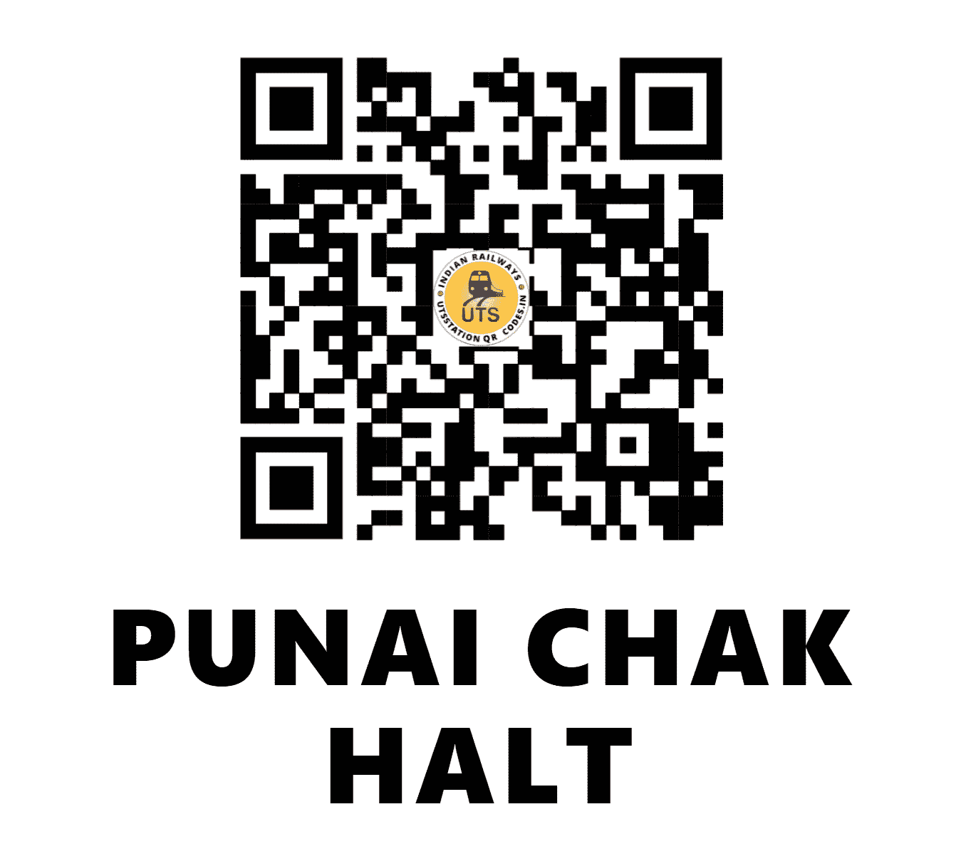 UTS QR Code for PUNAI CHAK HALT - PCHT - EC ()