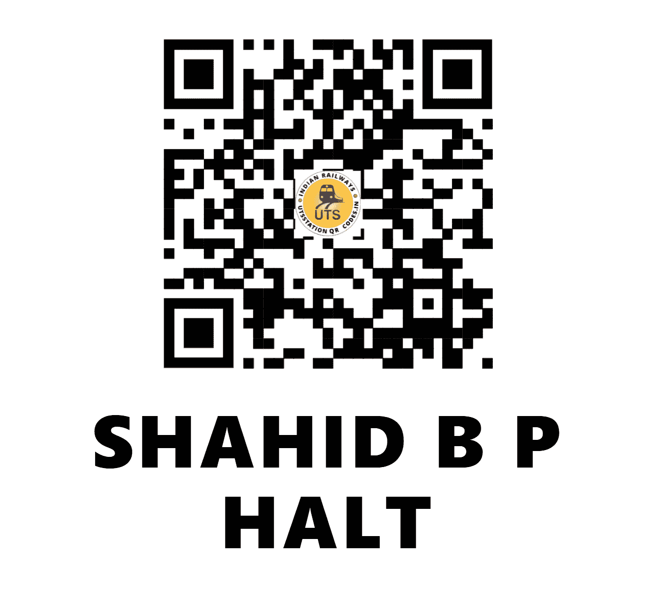 UTS QR Code for SHAHID B P HALT - SBPS - EC ()