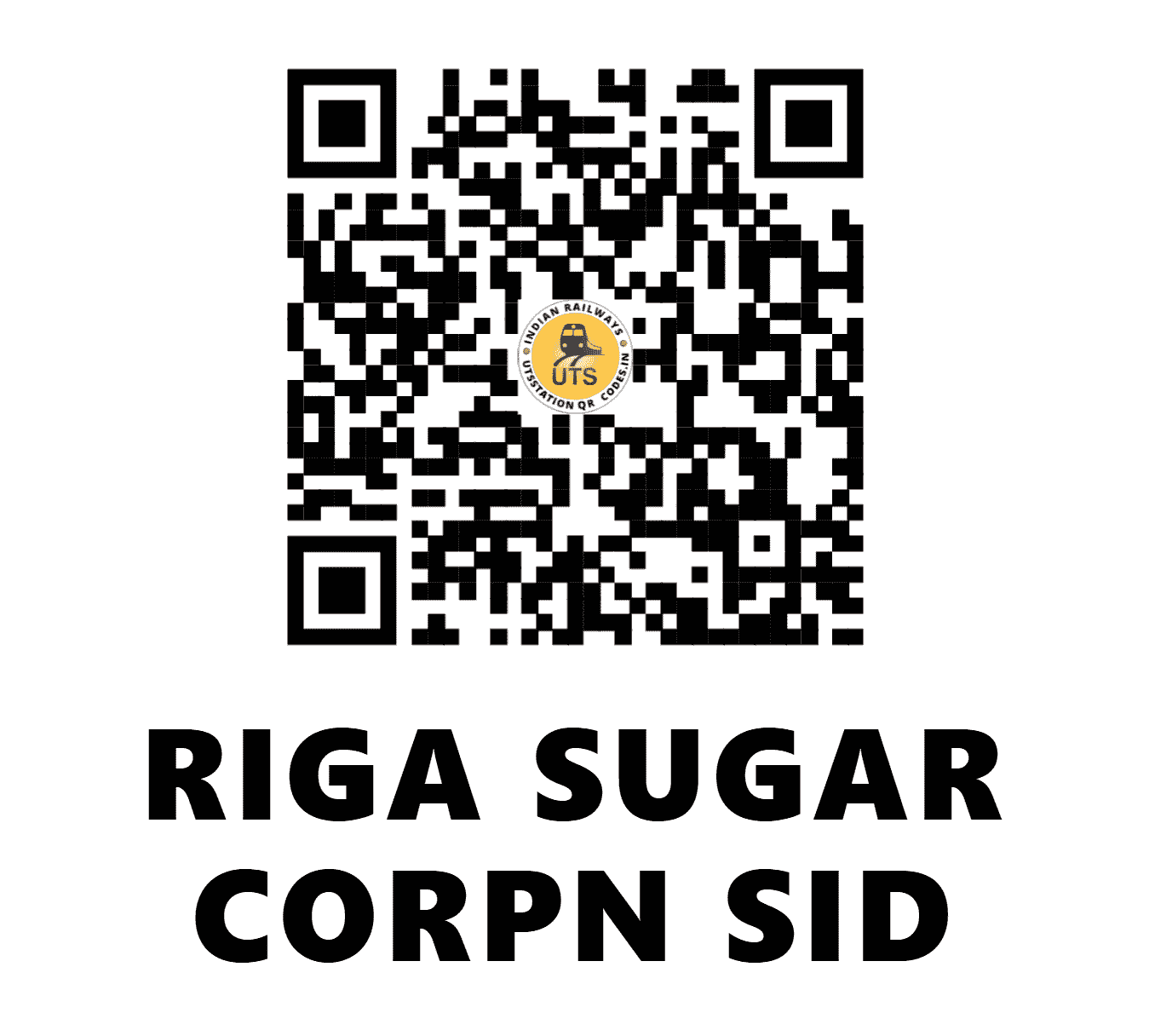 UTS QR Code for RIGA SUGAR CORPN SID - SCR - EC ()