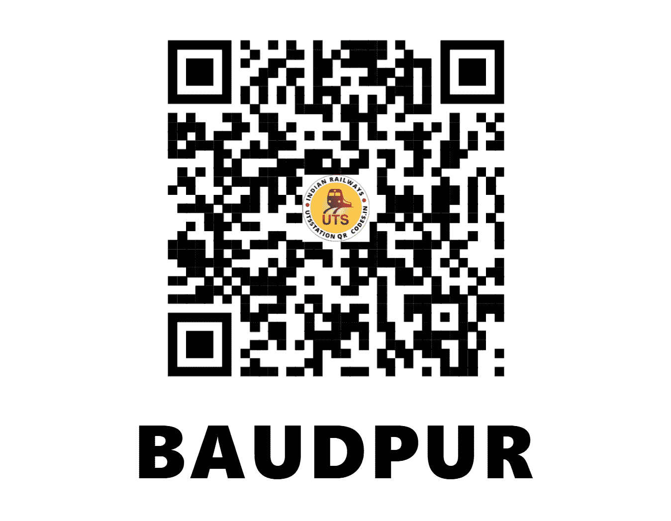 UTS QR Code for BAUDPUR - BUDR - EO ()