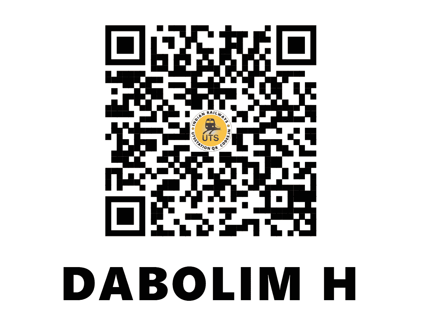 UTS QR Code for DABOLIM H - DBM - SW (GOA)